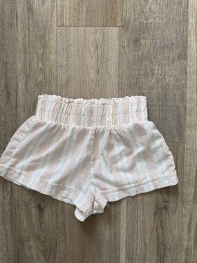 Girl Linen Blend Lightweight Shorts Size 8